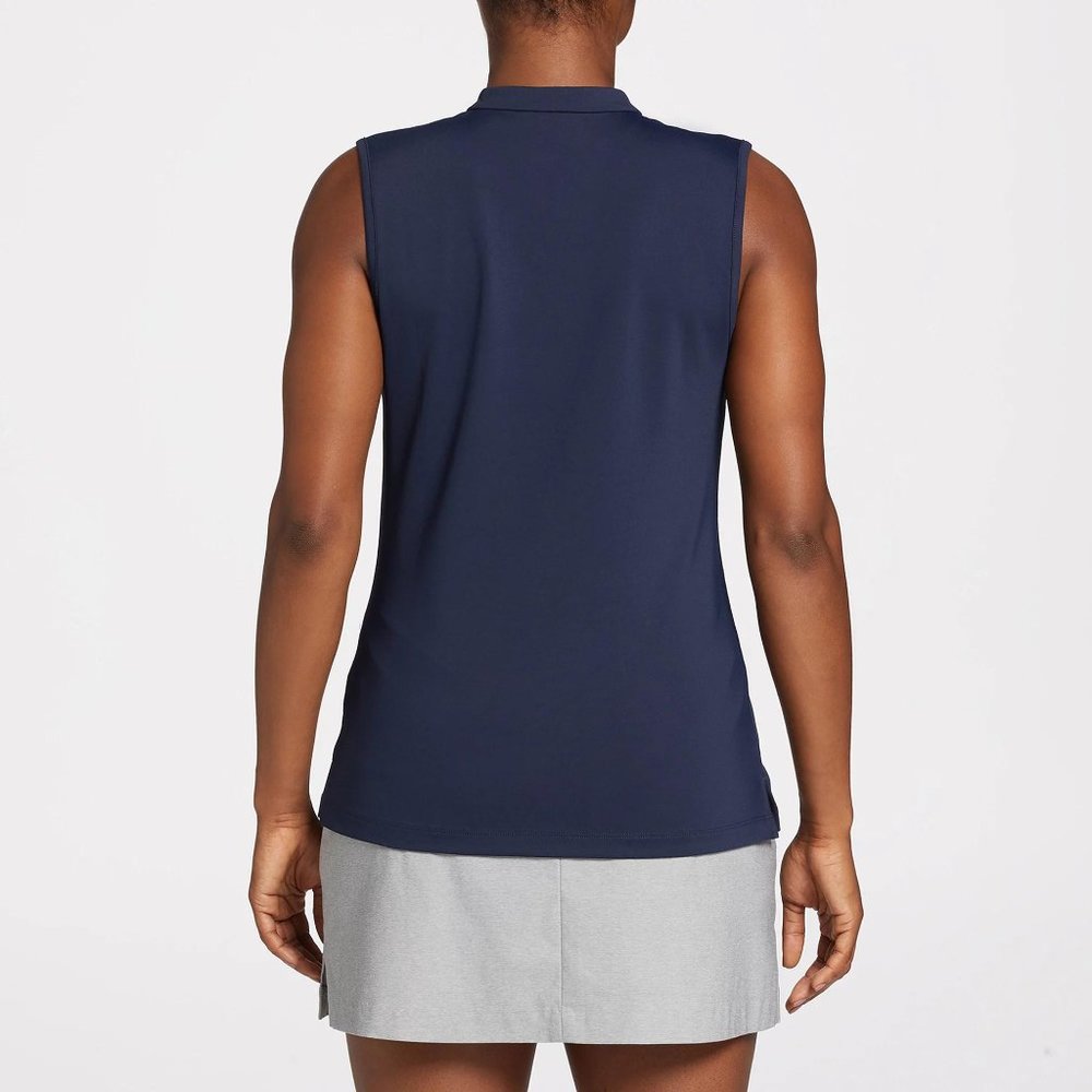 NWT Lady Hagen Women's Front Ruffle Sleeveless Golf Polo - Picture 2 of 4